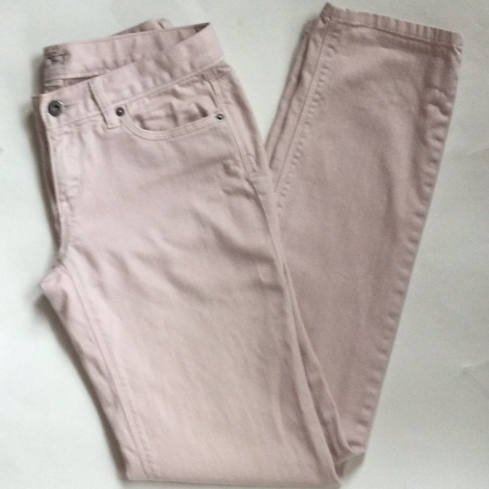 Loft Modern Slim Pink Mid-rise Jeans